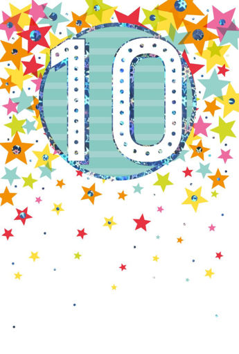 Picture of 10TH BIRTHDAY CARD